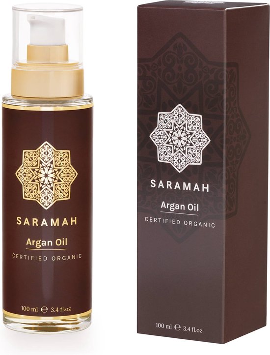 Saramah argan Saramah - 100 ml - Pour les cheveux, la peau et le visage -  100% Puur -... | bol