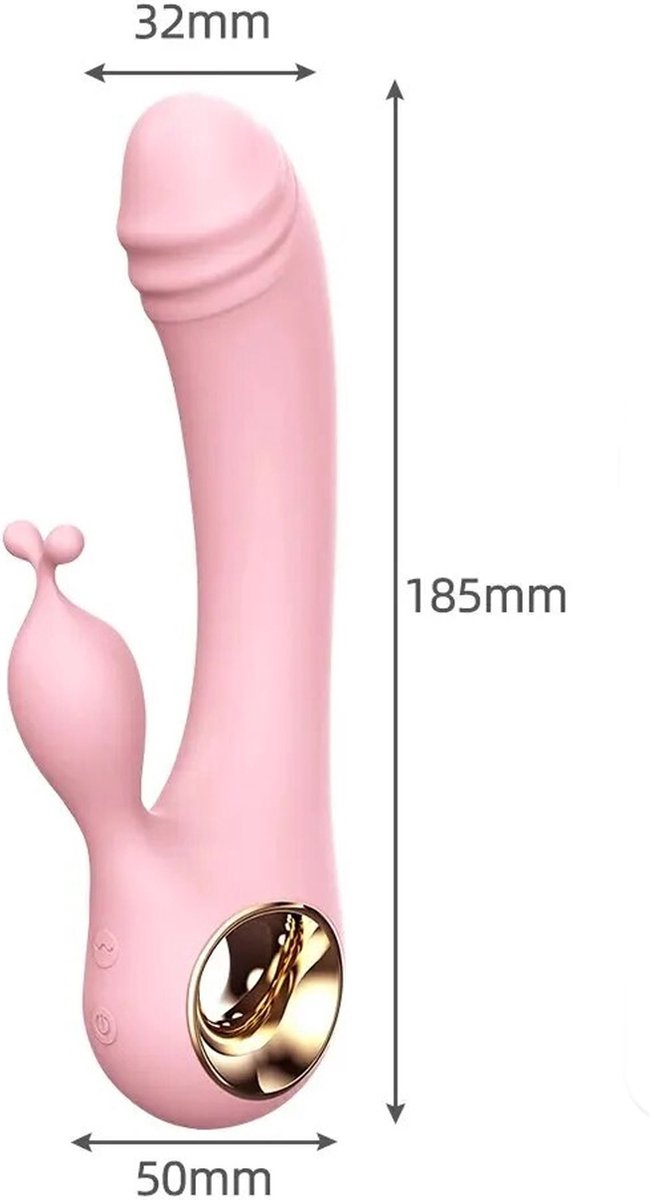 Vibromasseur Double Sens Stimulation Clitoris Et Corps - 10 Vitesses - Neuf