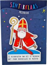 Prikblok Sinterklaas - 'Push-Out Plaatjes' met Prikblok en Prikpen