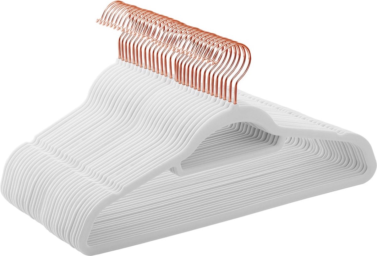 Fluwelen Kledinghanger Set van 30