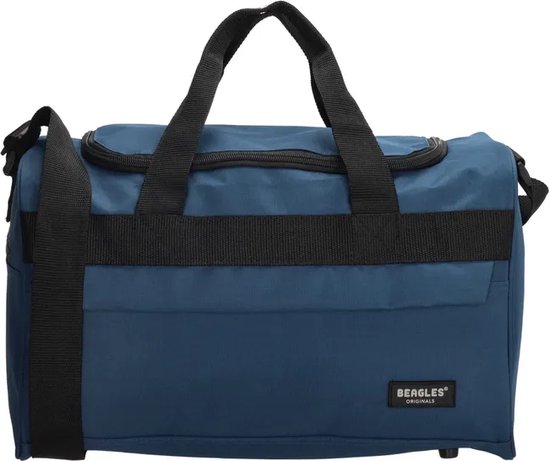 Beagles Originals Basics Weekendtas Sporttas - 20 Liter - Compact - Blauw