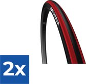 Cst Buitenband Race Czar 700 X 23c (23-622) Zwart/rood - Voordeelverpakking 2 stuks