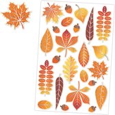 Autocollants en mousse Automne - Autocollants feuilles d’automne - Artisanat Automne - Fabrication de cartes - Artisanat Adultes - Artisanat Filles