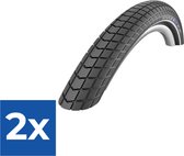 Schwalbe Buitenband - Big Ben Plus - 20 inch x 2.15 - Zwart Reflecterend - Voordeelverpakking 2 stuks