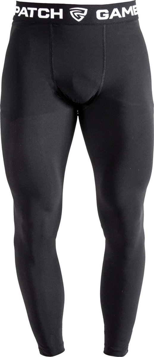 GAMEPATCH | Compression pants | Zwart | Maat L | Basketball | Handball | Urban Sports
