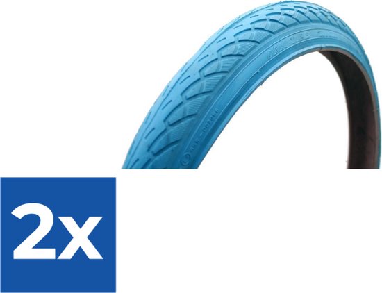 Deli Tire Buitenband SA-206 18 x 1.75 licht blauw - Voordeelverpakking 2 stuks