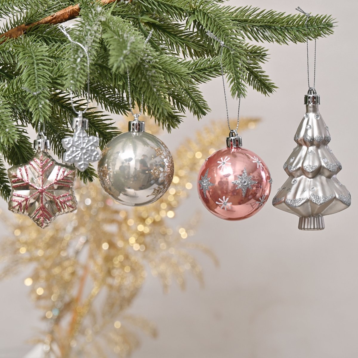 PRACHTIGE KERST® - Kerstballen - 70 Delige Set - Kerstversiering - Kerstboomdecoratie - Kerstornamenten – foto 7