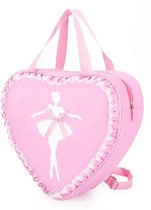sac de ballet - sac pour filles - sac coeur - sac à dos de ballet - sac rose Kadotopper