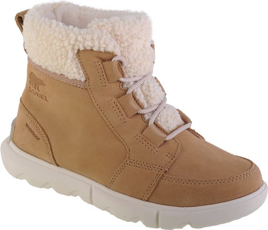 Sorel Explorer Next Carnival WP 2058891262, Vrouwen, Beige, Sneeuw laarzen,Laarzen, maat: 41