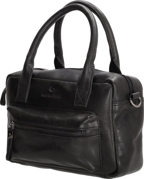 Ralph Lauren Marcy Small handtas van leer • Zwart • de Bijenkorf