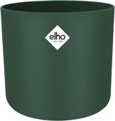 Elho B.for Soft Rond 18 - Bloempot voor Binnen - 100% gerecycled plastic - Ø 18.3 x H 16.7 cm - Blad Groen