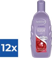 Andrélon Shampoo Levendige Kleur 300 ml - Voordeelverpakking 12 stuks
