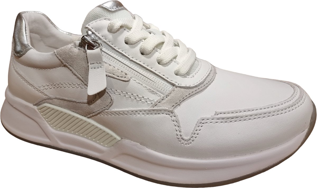 Gabor Rolling Soft sneaker wit leer art. 46.957 50 bol