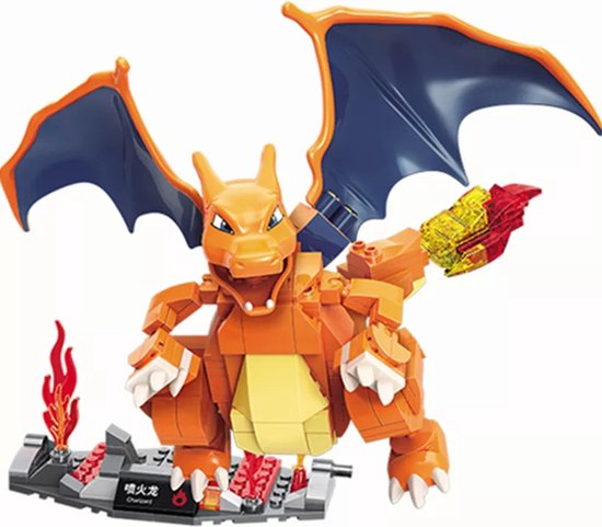 Keeppley Pokemon Charizard Actiefiguur Bouwstenen Figuren 273 Stenen Bouw Speelgoed