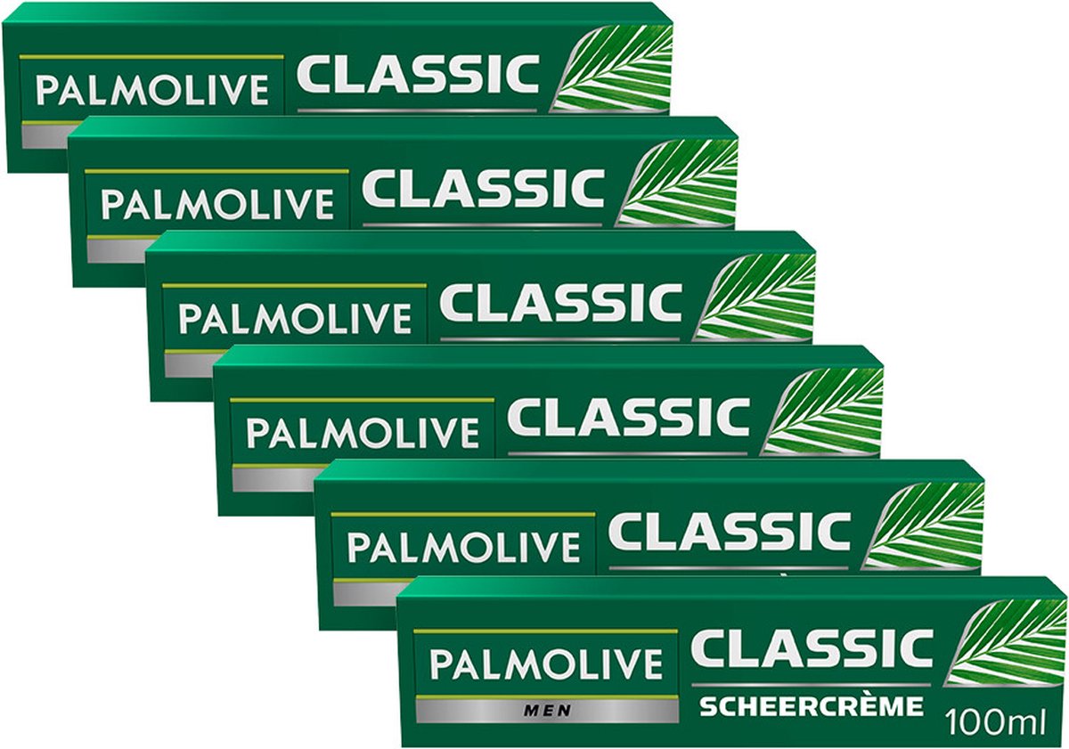 6x Palmolive Men Scheercrème Classic 100 ml