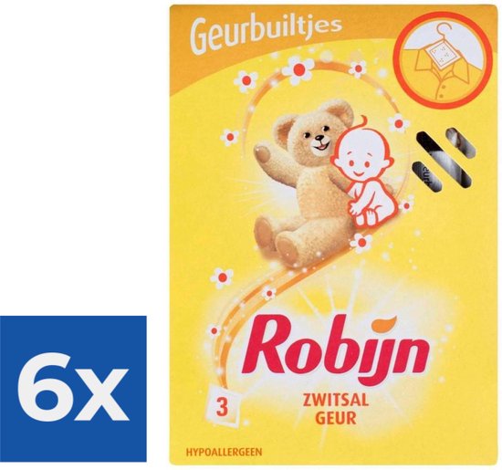 Robijn Geurbuiltjes - Zwitsal - 3 stuks - Voordeelverpakking 6 stuks