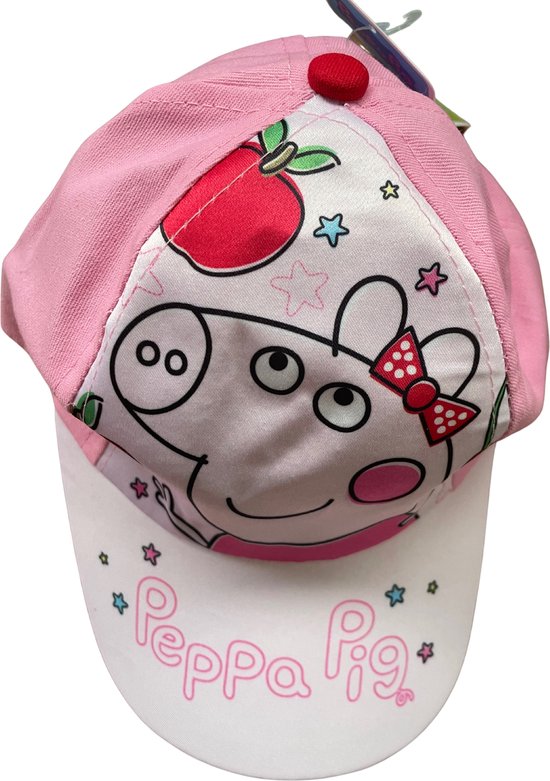 Casquette Peppa Pig Rose - taille 44 - 46 cm - 6 à 18 mois Casquette Peppa Pig - Rose Clair