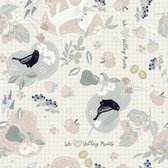 Wicotex - Tafelzeil Love vogel - Afmeting 140x240cm -Tafelkleed Afneembaar - Afwasbaar
