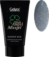 Gellex Black Angel Mixxgel, Polygel, Polyacryl gel, Glamour Blue 30ml