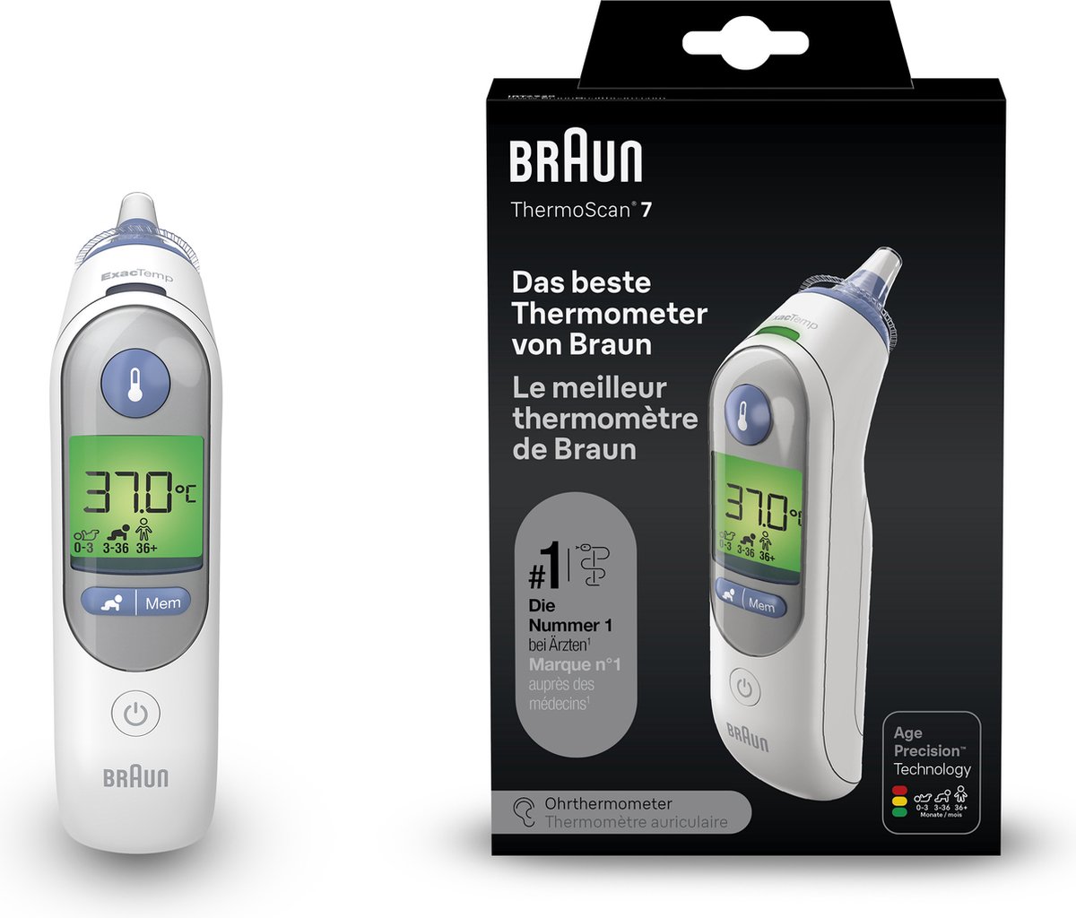 Braun IRT 6520 ThermoScan 7 thermometer | bol