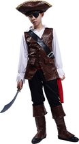 Piraat kostuum kinderen - Piraten pak - Carnavalskleding - Carnaval kostuum - 7 tot 9 jaar