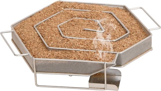 vidaXL-Rookgenerator-koud-6-hoekig-22,5-cm-roestvrij-staal