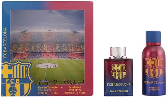 FC Barcelona Gift Set EDT 100 ml and deospray FC Barcelona 150 ml - Sporting Brands