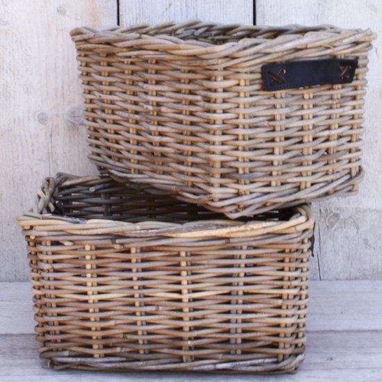 Creative Home Panier de Rangement en Osier, 30x20x16cm