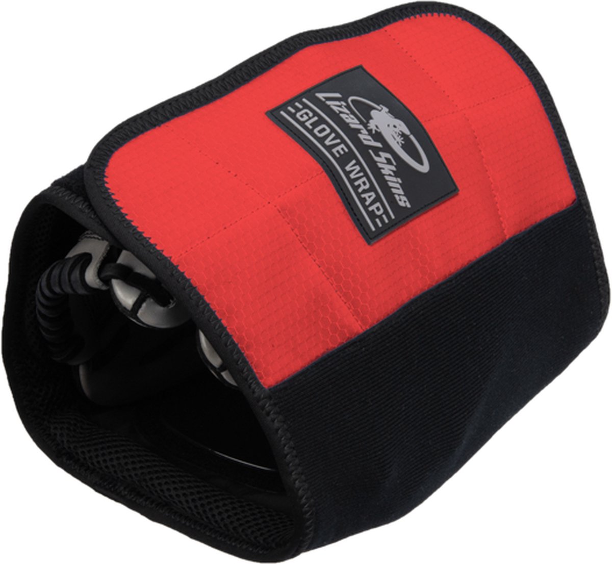 Hagedissenhuiden Handschoen Wrap Kleur Rood