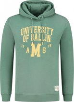 Ballin Amsterdam - Heren Regular fit Sweaters Hoodie LS - Forest Green - Maat S