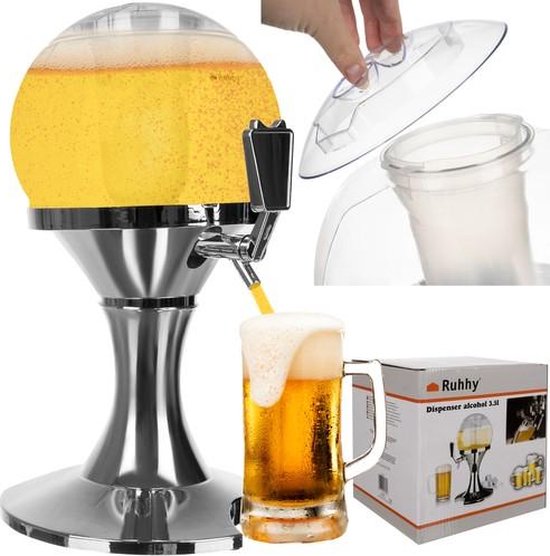 Drankdispenser SucceBuy Drankdispenser van 19 L, 2-Pack, Plastic, met Drankdispenser SucceBuy Drankdispenser van 19 L, 2-Pack, Plastic, met