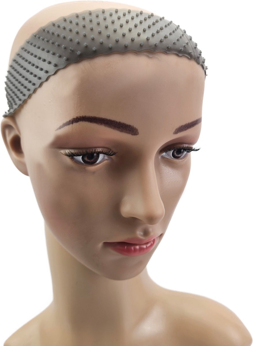 BamBella ® Haarband Pruik band Anti slip Siliconen zwart pruiken flexibel uitrekbaar