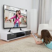 Universele tv-standaard 65 inch, metalen tv-poten voor 20-65 inch LCD/LED/OLED/Plasma Flat&Curved Screen TV Hoogteaanpassing met VESA 75x75mm tot 800x500mm Max 50kgs/110lbs TV-voeten