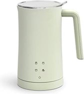 Bol.com Opschuimer voor Melk - Melkopschuimer Electrisch voor warme of koude melk met touchscreen en 4 standen 350 ml - Groen aanbieding
