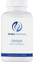 Shilajit - 500 mg - 60 capsules - Sabinsa® - fulvinezuur - selenium - energie - mentale prestaties - hormonale balans - libido - seksuele functie - vegan