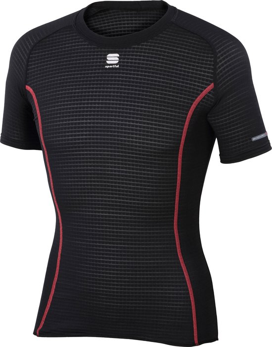 Sportful Ondershirt korte mouwen Heren Zwart / Bodyfit Pro Base Layer SS-Black