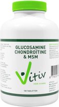 Vitiv Glucosamine Chondroïtine met MSM 180 tabletten