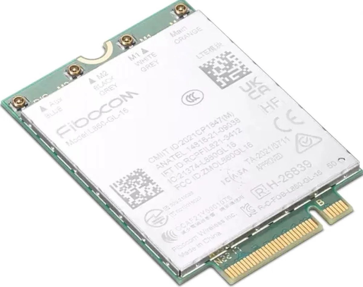 Lenovo 4XC1K20994 netwerkkaart Intern WWAN 1000 Mbit/s