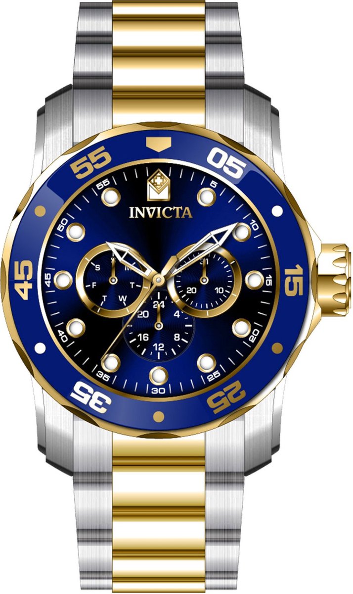 Invicta Pro Diver - SCUBA 45724 Quartz Herenhorloge - 48mm