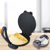 Roti maker - Elektrische Roti Maker - Roti Pan - 32cm - Tortillapers - Antiaanbaklaag