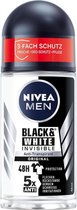 Nivea men Anti-Transpirant Roll-on Black & White Invisible 50ML