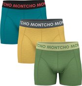 MONTCHO - Dazzle Series - Boxershort Heren - Onderbroeken heren - Boxershorts - Heren ondergoed - 3 Pack - Premium Mix Color Summer - Heren - Maat L