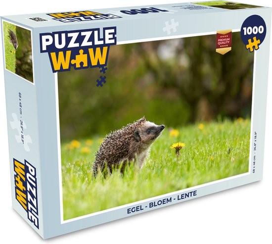 Baby egels in de natuur