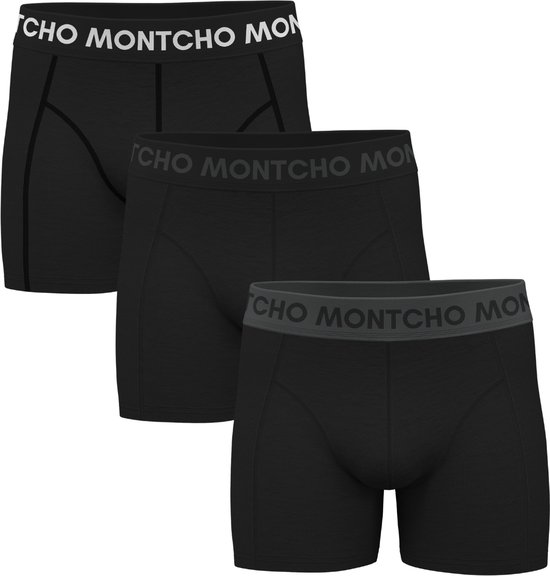 MONTCHO - Dazzle Series - Boxershort Heren - Onderbroeken heren - Boxershorts - Heren ondergoed - 3 Pack - Premium Mix Zwart - Heren - Maat XXL