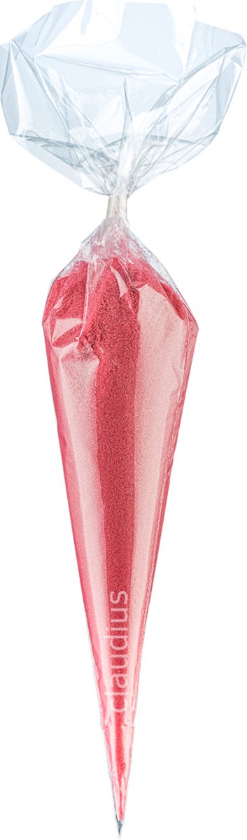 Goedkoopste Scrubzout Fruity Melon - 300 gram in puntzak transparant- set van 6 stuks - Hydraterende Lichaamsscrub