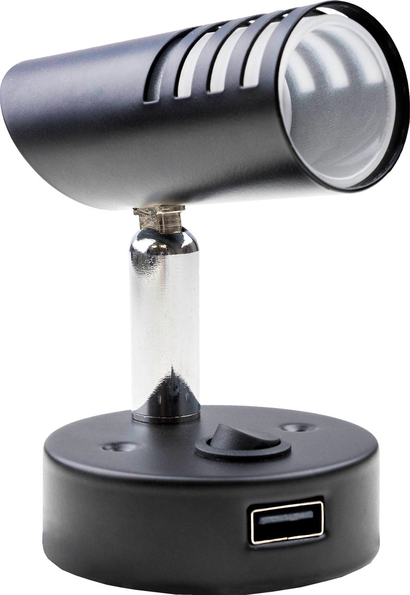 Haba Opbouwspot LED Sao met USB - Verlichting/elektra inbouw/opbouw -