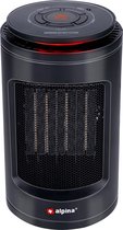 alpina Chauffage électrique - Chauffage - Portable et compact - Air chaud et froid - Minuterie - Thermostat numérique - Zwart