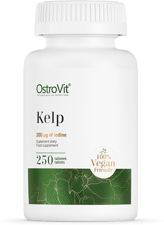 Superfoods - KELP - Jodium - 250 Tabletten - Kelp Supplementen - OstroVit