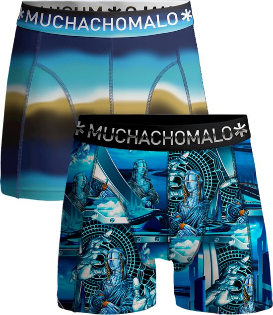 Muchachomalo Heren Boxershorts - 2 Pack - Maat XXXL - Mannen Onderbroeken