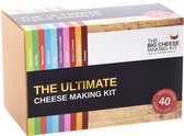 Kaas starterskit - Starterspakket om zelf kaas te maken met Nederlands handleiding - Inclusief alle hulpmiddelen - Goed voor 40 bereidingen